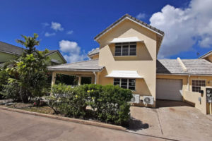 This listing is an unfurnished townhouse with three bedrooms and three bathrooms in the gated community, Cotton Bay Close.